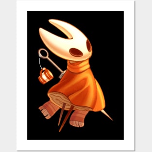 Hornet with a scarf and mug Posters and Art